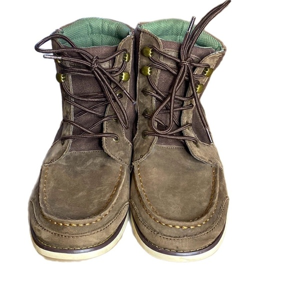 SPERRY DOCKYARD BOOT oiled leather and canvas - Picture 2 of 11